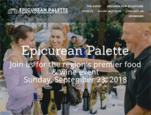 Tablet Screenshot of epicureanpalette.org